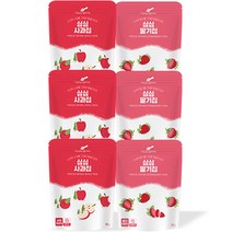 리틀스푼 동결건조 싱싱과일칩 2종 세트 딸기칩13g 3p + 사과칩15g 3p, 사과, 딸기, 1세트