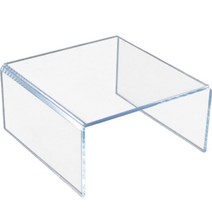 디트리 아크릴 진열 사각 받침대 가로 15cm x 폭 15cm x 높이 10cm, 투명