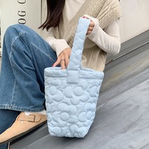 마켓피오 패션 플라워 퀄팅 토트백