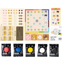 민화샵 전통 클레이 윷놀이 만들기 10p TDPCL0630 + 클레이 5색 세트 UDPCL0010, 랜덤발송(클레이), 1세트