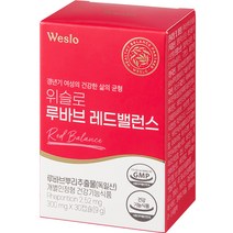 위슬로 루바브 레드밸런스 9g, 30정, 1개
