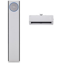 LG전자 인버터 58.5㎡+18.7㎡ 휘센 오브제컬렉션 2 in 1 멀티형 타워에어컨 프리미엄 매립배관형 방문설치 FQ18PDNYA2M
