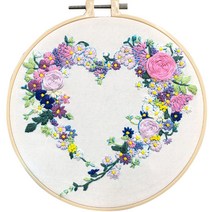 알로데 플라워 입체 DIY 십자수 패키지 20cm, 1개, A 012