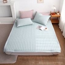 아망떼 댄디 세미마이크로 피그먼트 침대패드, 민트