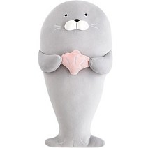 유아용 보보 모찌 안전벨트 쿠션, 1개, 그레이