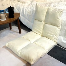 끌래망스 리클라이너 좌식쇼파 8칸, 크림화이트