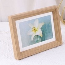 바디보 액자 20.3 x 25.4 cm, 원목색