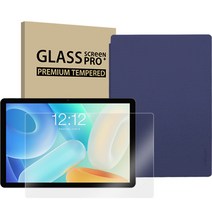 태클라스트 PD 고속충전 고성능 태블릿PC M40 AIR + 강화 패키지, 그레이(태블릿PC), 블루(케이스), 128GB, Wi-Fi