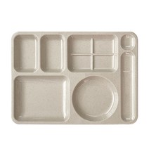 로흐야 단체급식 멜라민 6구 식판 714, 마블