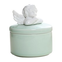 라스무스 세라믹 인테리어 보석함, 민트, 1개