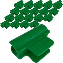 우밍스토어 비닐 하우스 파이프 고정 집게 11mm, 20개