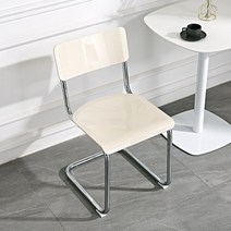 가구느낌 드롭체어 4p, 화이트