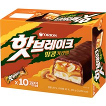 오리온 핫브레이크 땅콩 카라멜, 450g, 1개