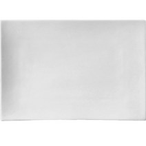 궁직사각 접시, 화이트, 1개