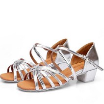 올러바웃 라틴 댄스화, 실버, 225