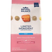 내추럴발란스 LI 연어 현미 퍼피 레시피 사료, 1.1kg, 1개