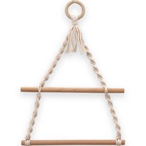 해강코퍼레이션 캠핑 마크라메 휴지걸이, 혼합색상, 2단