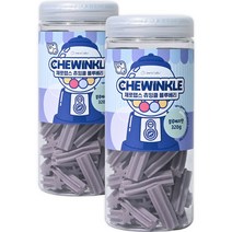 제로랩스 강아지 츄잉클 블루베리 덴탈껌, 블루베리맛, 320g, 2개
