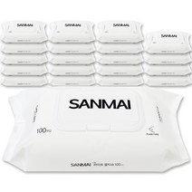 한스웰 SANMAI 저자극 라이트 물티슈 캡형, 20팩, 100매