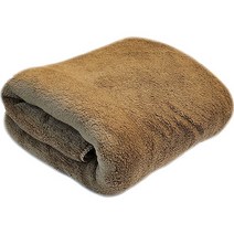 씨엔앨라이프 반려동물 극세사 펫 타월, 브라운