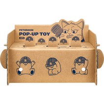 페스룸 고양이 팝업 토이, 혼합색상, 1개