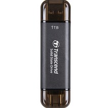 트랜센드 ESD310 초소형 외장SSD, 1TB, 블랙