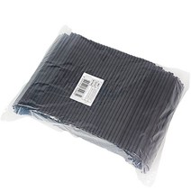 일자 검정 벌크포장 빨대 7 x 210 mm, 500개입, 1개