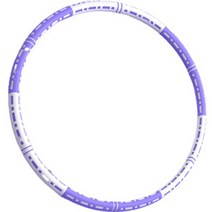 케이앤에스비즈 홈트레이닝 다이어트 훌라후프, 1200g, 보라