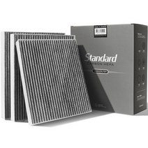 필터포유 활성탄 스탠다드 자동차 에어컨필터 올뉴투싼 셀토스 스포티지 QL 쏘울 부스터 스토닉, CFUS005, 3개