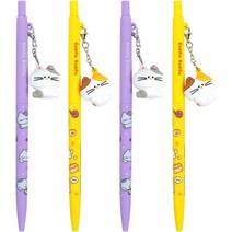 핑크풋 2000 냥냥 대롱대롱 샤프 2종 x 2p 세트, 0.5mm, 1세트
