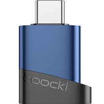 투키 퓨쳐모던 USB-A 3.0 to C타입 OTG 젠더 블루, TZJTAC-JG03
