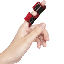 바디큐 닥터스 손가락 고정 보호대 레드 2p, 1개