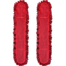 칼트 리스킹 기름걸레 적색 105cm, 2개