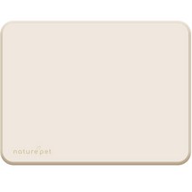 네이처펫 강아지 논슬립 실리콘 배변매트, 베이지, 1개