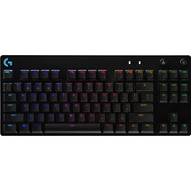 로지텍 PRO TKL GX BLUE 기계식 게이밍 키보드, 텐키리스, 혼합색상, 920-009402
