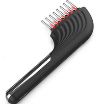 ReeVaa 플러스 두피 갈바닉 진동 LED 마사지기, reevaa h+, 블랙