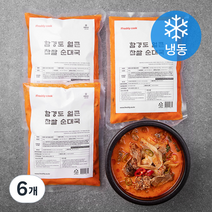 프레슬리쿡 함경도 얼큰 찹쌀 순대국 (냉동), 650g, 6개