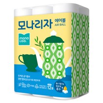 모나리자 에어볼 키친타올 150매, 12개