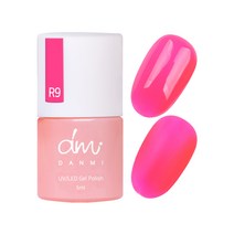 단미 컬러 네일젤, R9 네온 체리, 5ml, 1개