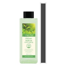 더허브샵 디퓨저 리필 오일, 그린티, 200ml