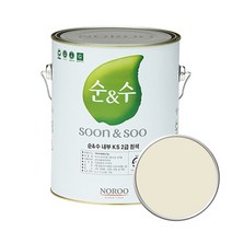 노루페인트 순앤수 KS 2급 벽지 벽면용 수성페인트 4L, 베이지03 NR7075, 1개