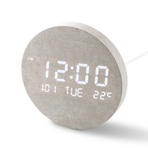 플라이토 인테리어 문클락 LED 벽시계, 혼합색상