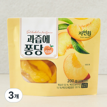 자연원 과즙에 퐁당 복숭아, 200g, 3개