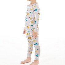 모이앤듀 아동용 그린카 텐셀 모달 스판 실내 상하복 세트