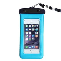 유웨이브 프리미엄 원터치 에어 방수팩 대, 블루, 1개