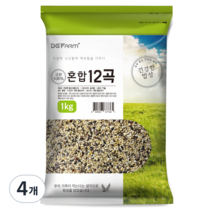 건강한밥상 국산 혼합 12곡, 1kg, 4개