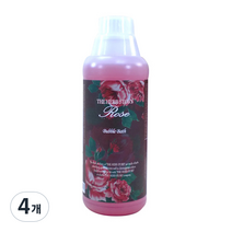 더허브스토리 버블바스 로즈, 1000ml, 4개