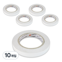 엠파이어 양면테이프 15 mm x 30 m, 화이트, 10개입