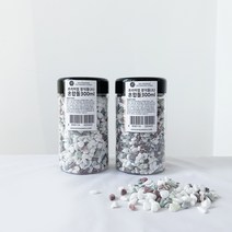 프레시가든 프리미엄장식돌 소 혼합돌 300ml, 2개