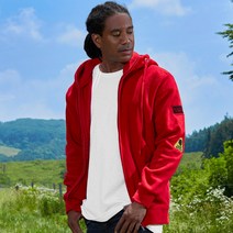 고스트리퍼블릭 자수 패치 후리스 터틀 후드집업 GHZ 435